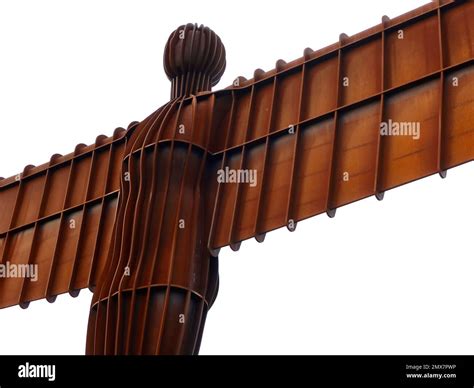 Gateshead UK 1 February 2023 The Angel Of The North Sculpture By