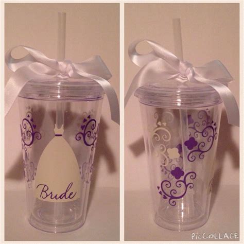 Bridal Party Wedding Tumblers Etsy