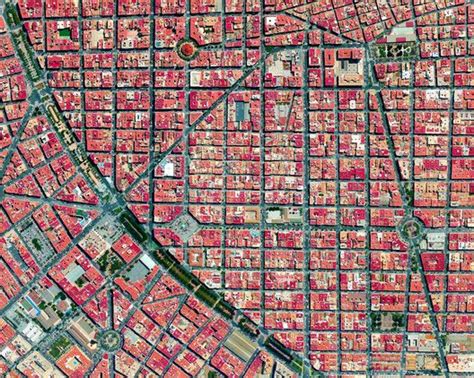 Orthogonal Grids And Their Variations In Cities Viewed From Above