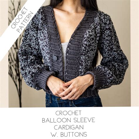 Learn How To Make This Crochet Cardigan By Following Our PDF Pattern