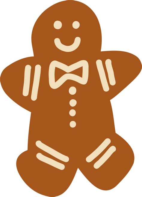 Doodle Freehand Sketch Drawing Of Ginger Bread Cookie 12171905 Png