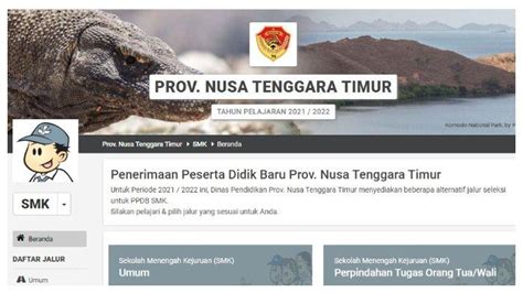 Cara Daftar Ulang Ppdb Sma Smk Ntt Secara Online Akses Link Ntt