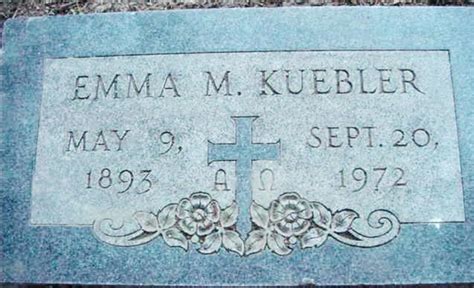 Emma Louise Marie Wuehler Kuebler M Morial Find A Grave