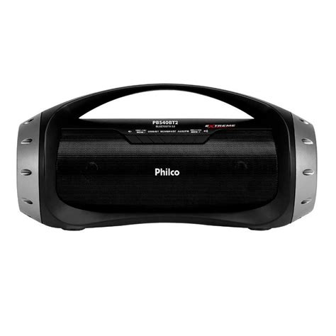 Caixa De Som Bluetooth Radio Fm - Caixa de Som Speaker Philco PBS40BT2 40W Bluetooth Radio Fm - Carrefour