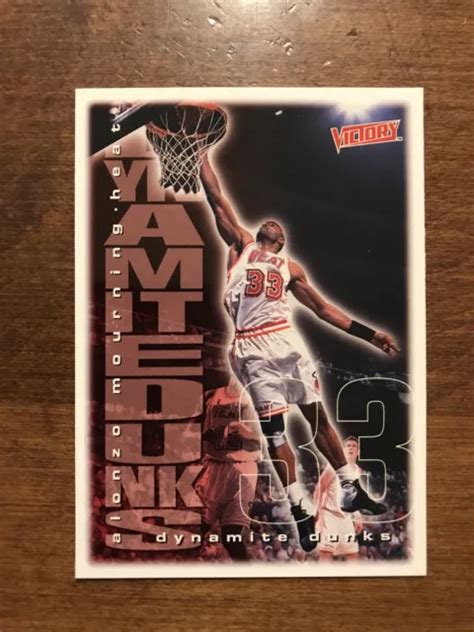 ALONZO MOURNING 1999 00 Upper Deck Victory Dynamite Dunks 315 Miami