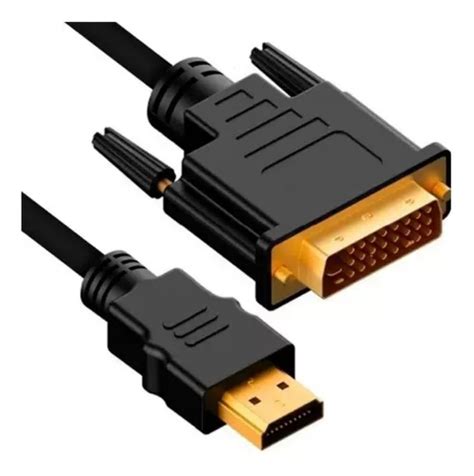 Cabo Dvi D X Hdmi Dual Link 2 00m C Filtro Banhado Ouro