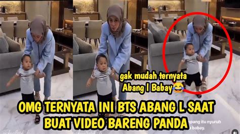 Ini Bts Nya Abang L Ikut Buat Video Bareng Panda Ternyata Tidak Mudah