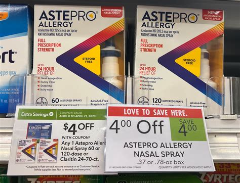 AstePro Allergy Nasal Spray As Low As $5.99 At Publix (Regular Price $18.99) - iHeartPublix