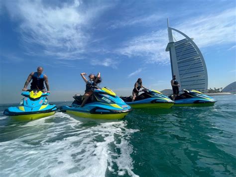 Duba Excursion En Jet Ski Au Burj Al Arab Avec Cr Me Glac E