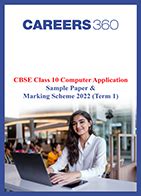 Cbse Class Computer Application Sample Paper Marking Scheme