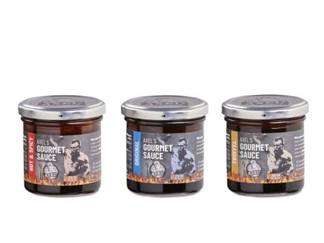 X AXEL S Grillsaucen Probier Set X Original X Hot Spicy X