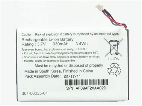 Garmin Compatible Battery 361 00035 00 1100mAh 4 1Wh 3 7v For Garmin