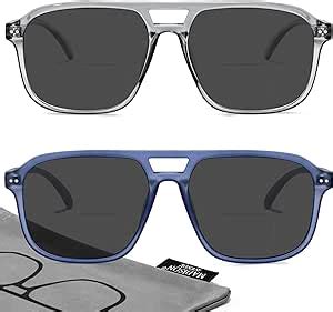 Amazon Madison Avenue 2 Pack Retro Aviator Bifocal Reading