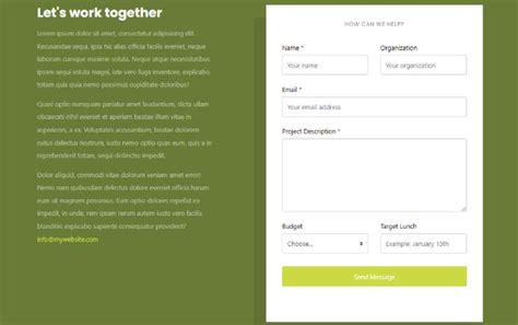 Bootstrap Contact Forms For Your Contact Page