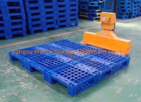 Heavy Duty Single Face Standard Rackable HDPE Euro Plastic Pallet