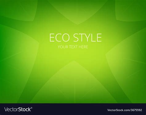 Abstract Green Eco Arrows Background Royalty Free Vector