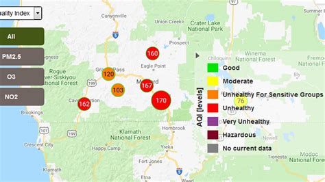 Air Quality Reaches Unhealthy Levels In The Rogue Valley KOBI TV