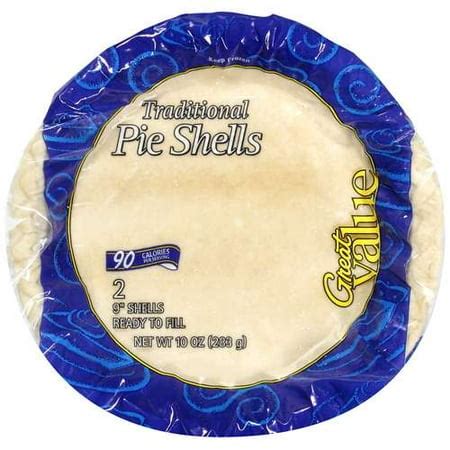 Great Value Pie Shells 10oz - Walmart.com