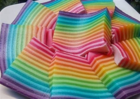 Resep Kue Lapis Rainbow Oleh Dapur Oziq Cookpad