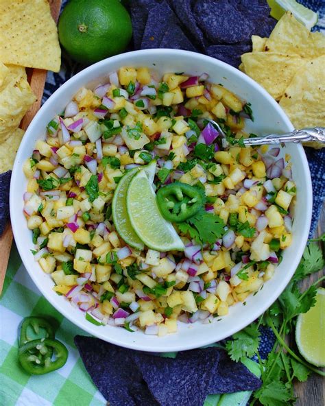 Summery Pineapple Salsa Southern Discourse