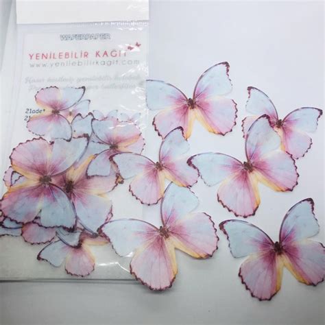 Wafer Butterfly Etsy