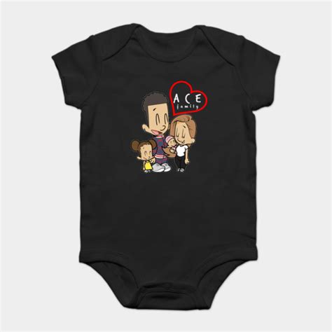 ace family merch kids - Ace Family Merch Kids - Onesie | TeePublic