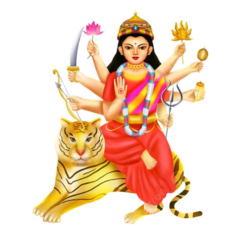 Goddess Durga Hd Transparent Indian Goddess Durga Durga Religious