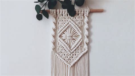 Macrame Wall Hanging Tutorial In 2021 1F3