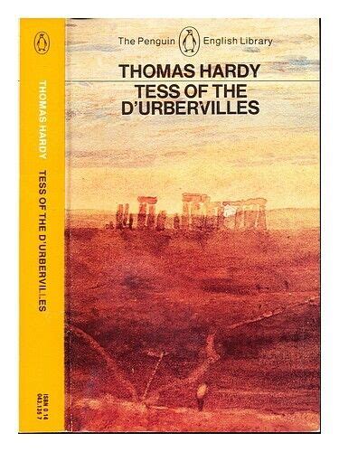 Hardy Thomas 1840 1928 Skilton David Tess Of The Durbervilles A