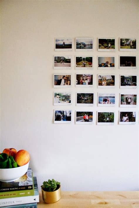 FOXTAIL + MOSS: Claire's Polaroid Wall