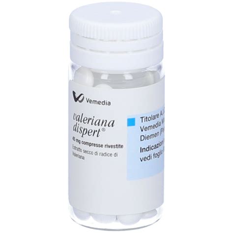 Valeriana Dispert Mg Compresse Rivestite Pz Redcare