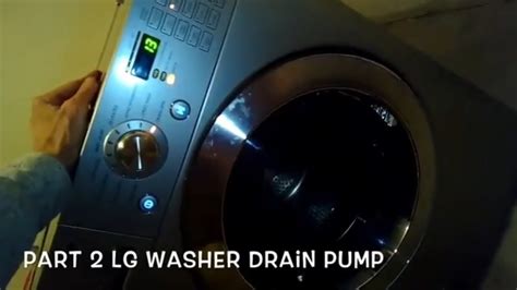 Lg Washer Wont Drain — Fixed Youtube