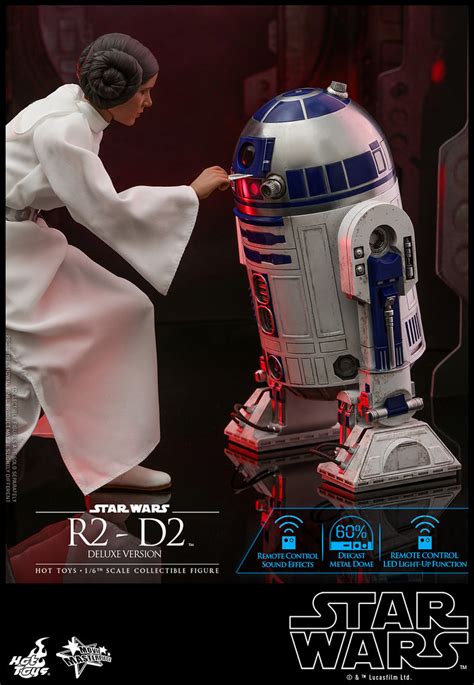 最萬能的冒險好夥伴 Hot Toys MMS511 星際大戰R2 D2 1 6 比例豪華版機器人偶作品