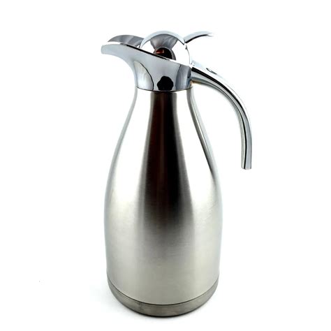 2L Stainless Steel Double Wall Vacuum Insulated Coffee Pot Thermal