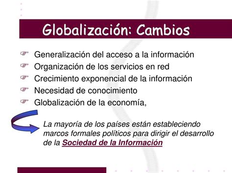 Ppt Globalizaci N De La Informaci N Powerpoint Presentation Free