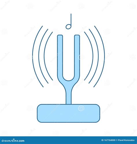 Tuning Fork Icon Stock Vector Illustration Of Fork 167764000