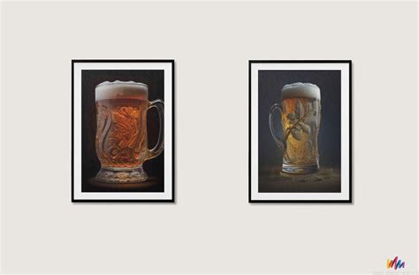 Beer Glass Poster Beer Glass Wallpaper Bundle Bar Print Bar Poster Beer ...