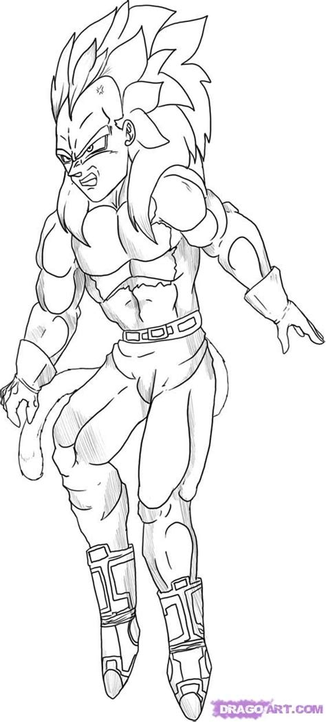 Vegeta Super Saiyan Coloring Pages Sketch Coloring Page Porn Sex