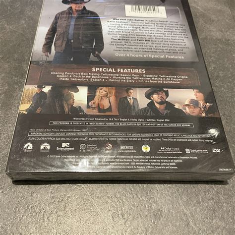 Yellowstone Season Four Dvd 2022 New And Sealed 191329202548 Ebay