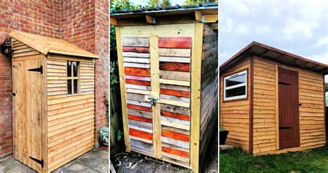 25 Free DIY Wood Pallet Shed Plans With PDF Instructions