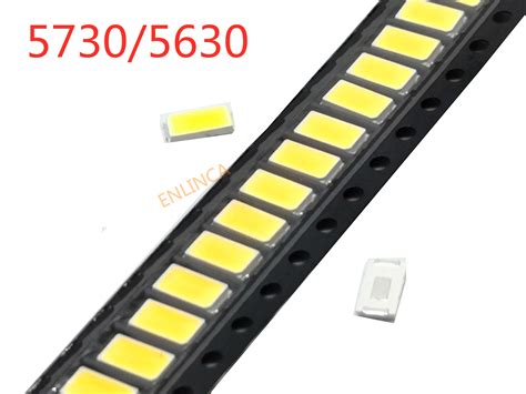 100 Pcs SMD 5730 Diode White SMD5730 0 5W LED 5630 3000K 4000K 6000k