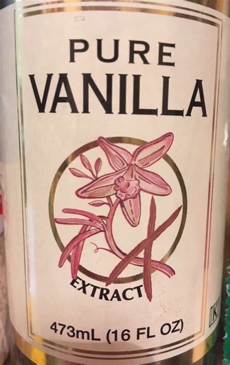 Pure Vanilla Extract 16 Oz Bottle