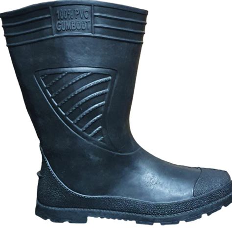 Black Pvc Safety Gumboots At Rs Safety Gumboots In New Delhi Id