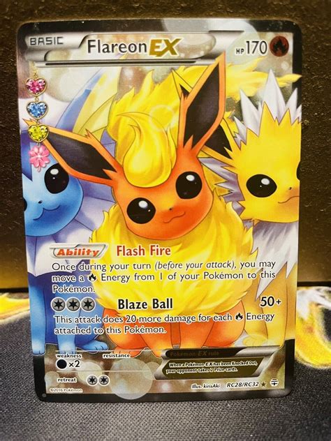 Mavin Pokemon Flareon Ex Rc28 Generations Radiant Collection Ultra Rare Holo Lp