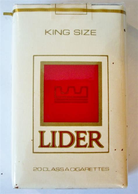 Lider King Size Vintage Costa Rican Cigarette Pack Cigarette Collector