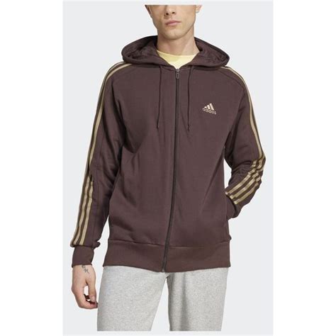 Adidas Essentials French Terry Stripes Full Zip H Ttetr Je