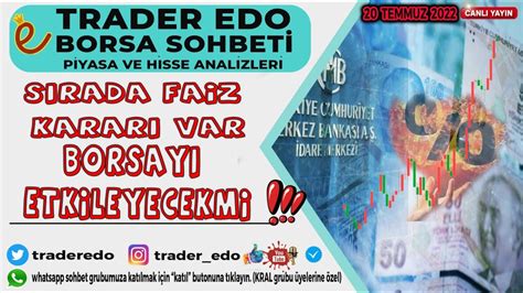 Borsa Sohbeti Borsa Vites Yükseltti Peki Nereye Kadar Hisse