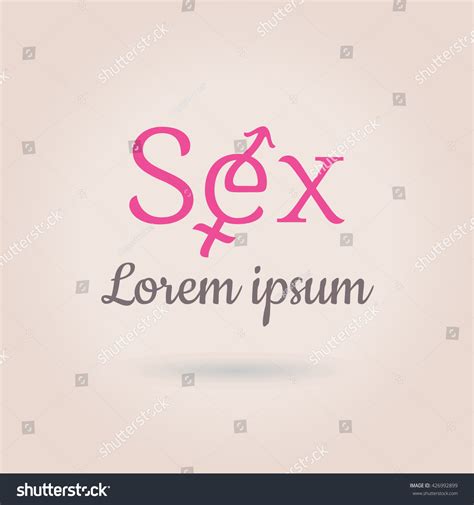 Sex Logo Template Editable Vector Intimate Stock Vector Royalty Free 426992899