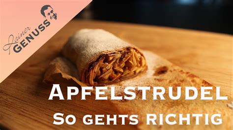 Apfelstrudel So Geht S Richtig YouTube