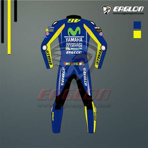 Valentino Rossi Yamaha Movistar Motogp Leather Suit Eaglon